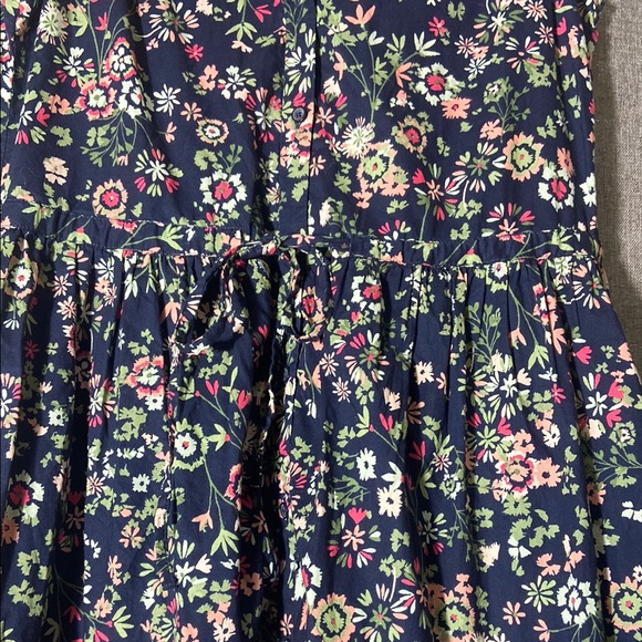 GAP Blue and Pink floral v-neck dress - Picture 2 of 5